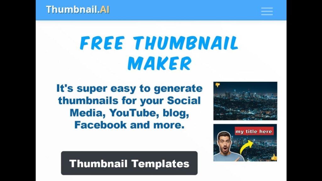 AI Tools For Thumbnail Design